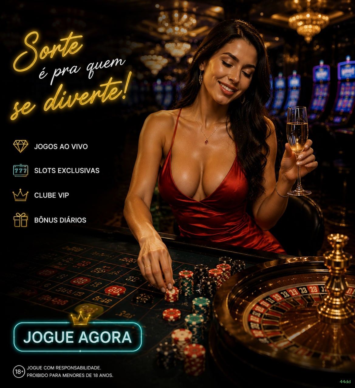 Ganhe prêmios incríveis na 44dd